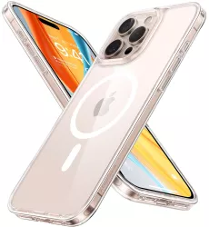 Husa pentru iPhone 16 Pro - Torras Diamond MagSafe Series - Clear 