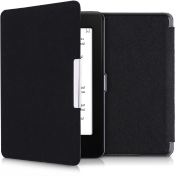 Husa pentru Kindle Paperwhite 10 Textil Negru kwmobile 46647.01 