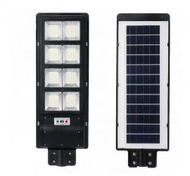 Lampa solara stradala cu telecomanda senzor de miscare si lumina suport prindere 180 LED-uri IP65 ABS 10AH 200W temperatura culoar 