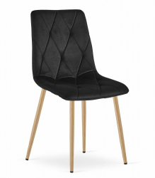 Scaun bucatarie/living Artool Libra catifea metal negru 45x54x86.5 cm 