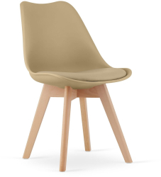Scaun bucatarie/living Artool Mark PP lemn bej 49x52x82 cm 