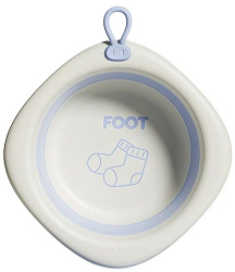 Cada Pliabila pentru Baie pentru Copii Flippy Cadita pentru Bebelusi Model Romb pentru Picioare Mov 31.5x31.5x3.5 cm 3L 