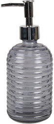 Dozator sapun sticla neagra 8x19 cm 400 ml 