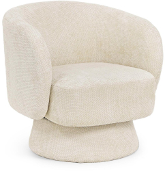Fotoliu textil crem Julienn 78x81x77 cm 