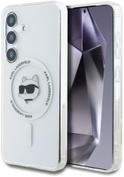 Husa pentru Samsung Galaxy S25 Plus - Karl Lagerfeld IML MagSafe KLHMS25MHLSCHH - Choupettes Head 