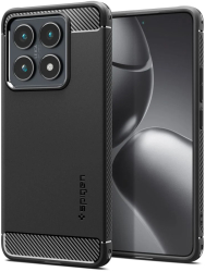 Husa pentru Xiaomi 14T Pro - Spigen Rugged Armor - Black 