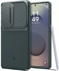 Husa Samsung Galaxy S25 Ultra - Spigen Optik Armor - Abyss Green 