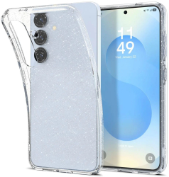 Huse pentru Samsung Galaxy S25 Plus - Spigen Liquid Crystal Glitter - Crystal Quartz 