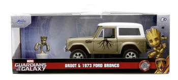 JADA MARVEL SET MASINUTA METALICA FORD BRONCO SI FIGURINA GROOT 