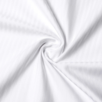 Material damasc satinat dunga lata de 1 cm pentru lenjerii de pat tip hotel pensiuni 