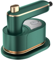 Mini Fier de Calcat Flippy Pliabil si Portabil Calcare Verticala/Orizonala cu Abur 50 ml 40W 10.5 x 12 cm Verde 