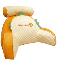 Perna Multifunctionala Flippy Spatar pentru Pat Protectie Lombara Marime Medie 60 x 40 cm din Plus Model Pui Portocaliu 