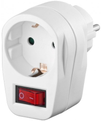 Priza schuko 3500W cu intrerupator si protectie Goobay 