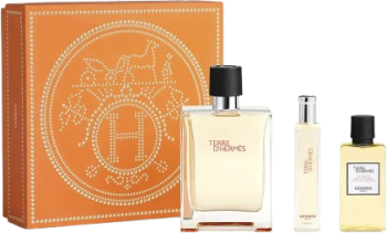 Set Apa de Toaleta cu vaporizator 100 ml + Gel de dus 40 ml + Apa de Toaleta cu vaporizator 15 ml Hermes Terre DHermes 