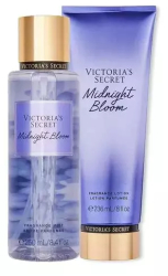 SET VICTORIA S SECRET MIDNIGHT BLOOM LOTIUNE + SPRAY 