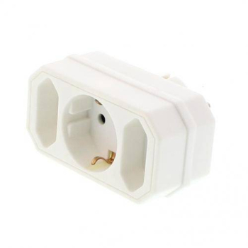 Stecher triplu mixt 1x SCHUKO +2x EURO Well 