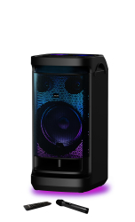 Boxa portabila Akai DJ-BY6, Bluetooth 2 x microfon fara fir telecomanda 150 W RMS Radio FM Negru 