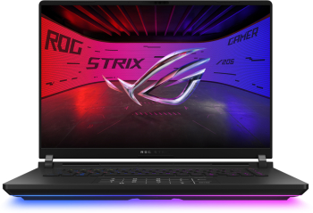 Laptop gaming ASUS ROG Strix SCAR 16 G635 WQXGA 240Hz Intel Core Ultra 9 275HX 64GB DDR5 SSD 2TB GeForce RTX 5090 24GB No OS Off Black 