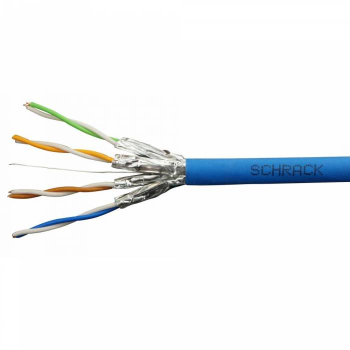 Cablu U/FTP Cat.6a 4x2xAWG23/1 500Mhz LS0H Dca albastru - 100m 