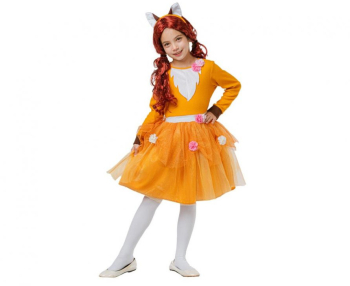 Costum carnaval Vulpe pentru copii marime 110/120 cm 4-6 ani 