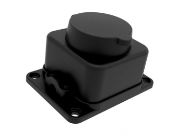 Fisa SCHUKO cauciuc cu capac Bemis BK1-1402-3511 2P+E 16A 250V aparenta IP54 