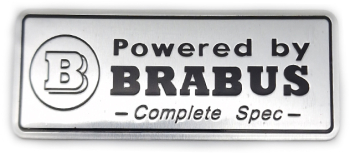 Emblema Brabus pentru Mercedes 8x3cm gri 