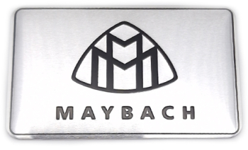 Emblema Maybach pentru Mercedes 8x5cm gri 