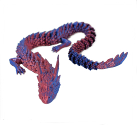 Figurina Sani Dragon 450 mm Albastru catifea 