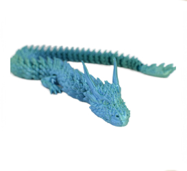 Figurina Sani Dragon 450 mm Albastru deschis/Albastru 