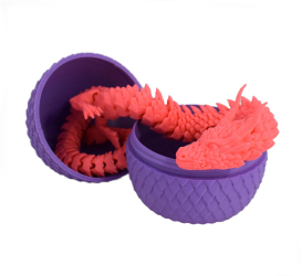 Figurina Sani Dragon in Ou 90 x 115 mm Mov Roz 