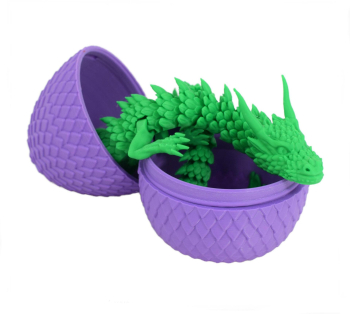 Figurina Sani Dragon in Ou 90 x 115 mm Mov Verde 