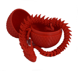 Figurina Sani Dragon in Ou 90 x 115 mm Rosu 