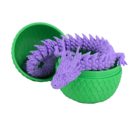 Figurina Sani Dragon in Ou 90 x 115 mm Verde Mov 