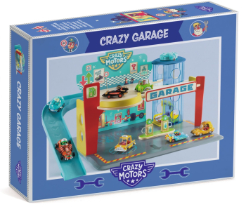 Garaj pentru masinile Crazy Motors Djeco