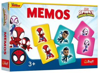 Joc Memos Marvel Mini Box Spiderman Si Prietenii 
