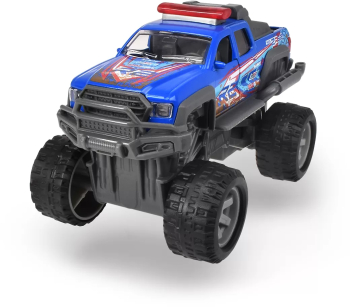 Masina De Teren Albastra Din Metal Rally Monster 15cm 