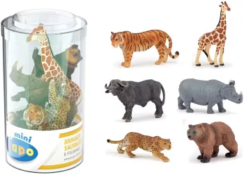 Papo Figurina Set 6 Minianimale Salbatice 