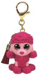 Plus Breloc Ty 8.5cm Mini Boos Patsy Poodle Roz 
