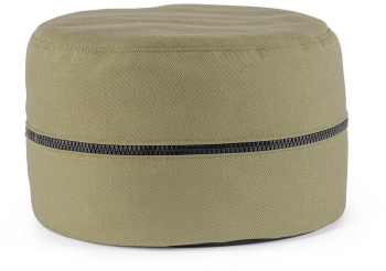 Puf textil verde oliv Gulizar 50x34 cm 