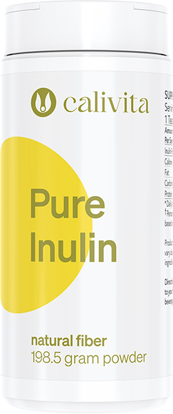 Pure Inulin supliment alimentar cu Pudra de Inulina pura din cicoare pentru Colon Iritabil 198 5 g - Calivita 