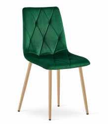 Scaun bucatarie/living Artool Libra catifea metal verde 45x54x86.5 cm 