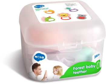 Set 5 Jucarii Pentru Dentitie In Cutie Forest Baby 