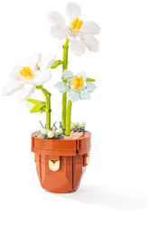 Set de constructie Ghiveci cu flori 393 piese 