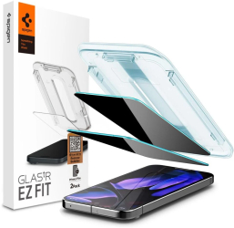 Folie pentru Google Pixel 9 / 9 Pro set 2 - Spigen Glas.tR EZ FIT - Privacy 