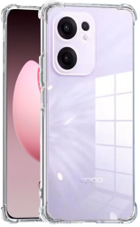 Husa pentru Oppo Reno13 F 4G / Reno13 F 5G - Techsuit Shockproof Clear Silicone - Clear 