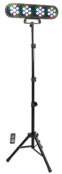Led bar 4x7x1w rgbw + trepied 