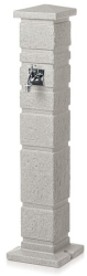 Masca robinet de gradina cu adaptor furtun gri deschis 110 cm Prosperplast 