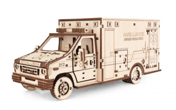 Puzzle 3D Ambulanta EWA Lemn 386 Piese 
