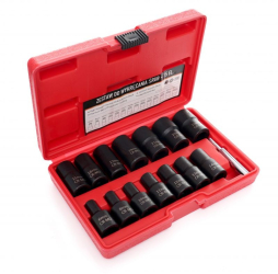 Set chei tubulare de impact cu bit Kraft&Dele 1/2 15 elemente Kd11793 