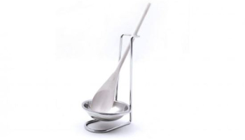 Suport inox cu lingura de lemn Perfect Home 